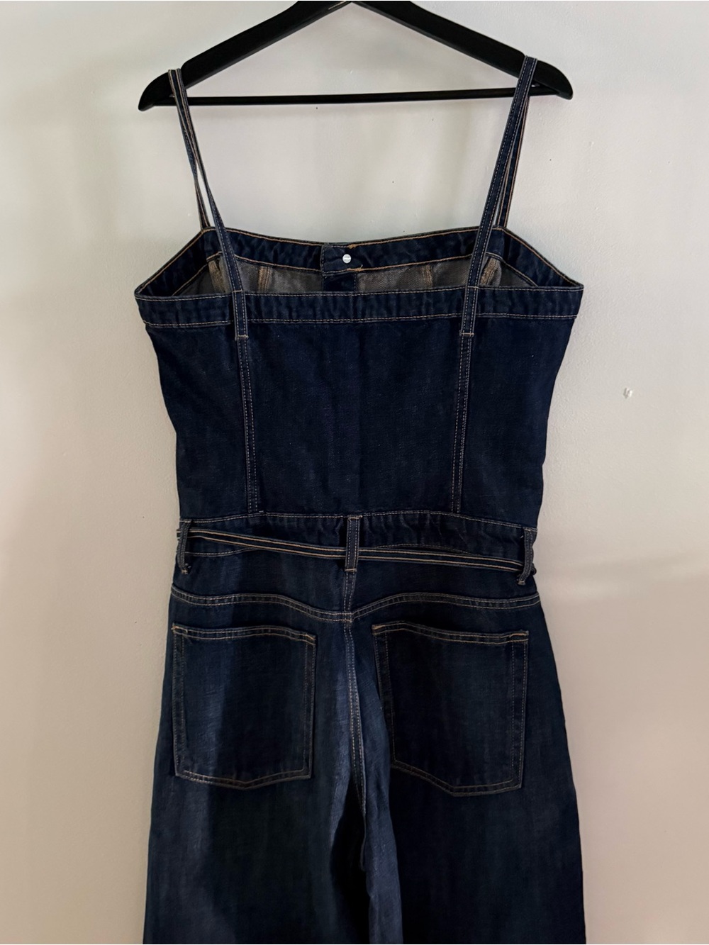Zara Dark Blue Denim Jumpsuit - Picture 12 of 15